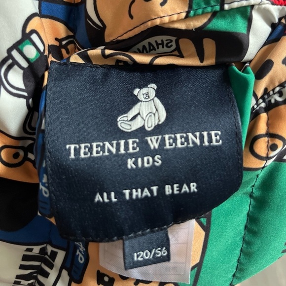 Teenie Weenie Reversible Puffer Vest Children 6-7 Years Old Blue Red Unisex - Picture 9 of 11